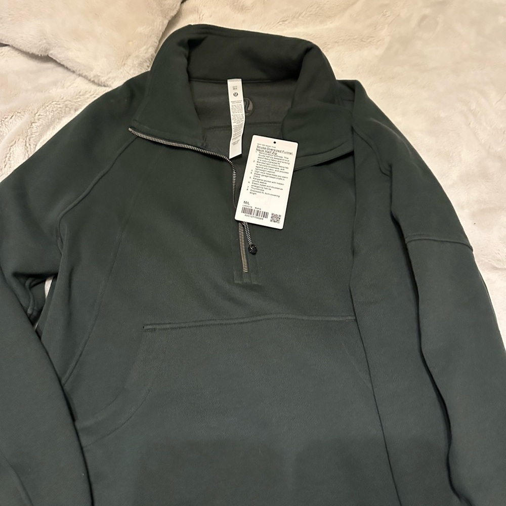 lululemon Scuba Oversized Funnel Neck Half Zip